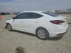 2019 Hyundai Elantra Se White vin: 5NPD74LF6KH485724