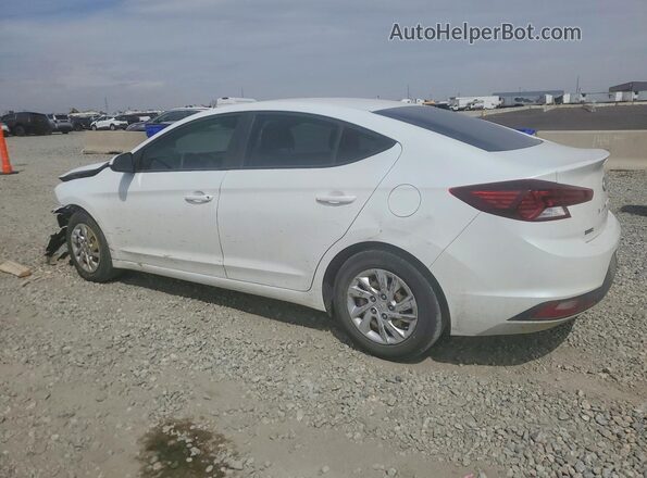 5NPD74LF6KH485724 2019 HYUNDAI ELANTRA White უკანა მარცხენა