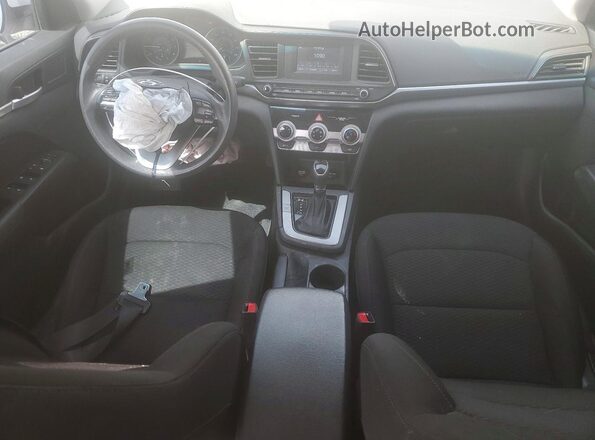 5NPD74LF6KH485724 2019 HYUNDAI ELANTRA White წინა პანელის ხედი