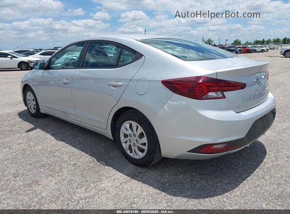 5NPD74LF6KH486730 2019 HYUNDAI ELANTRA Серебряный Задняя левая четверть