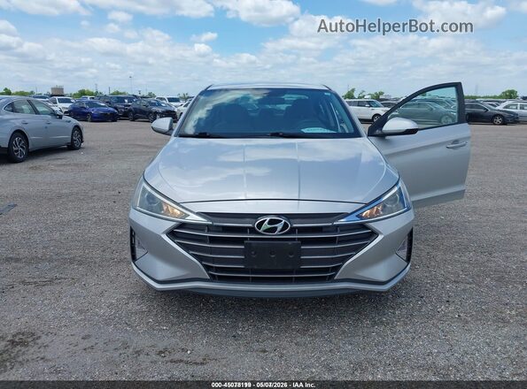 5NPD74LF6KH486730 2019 HYUNDAI ELANTRA Серебряный Вид спереди