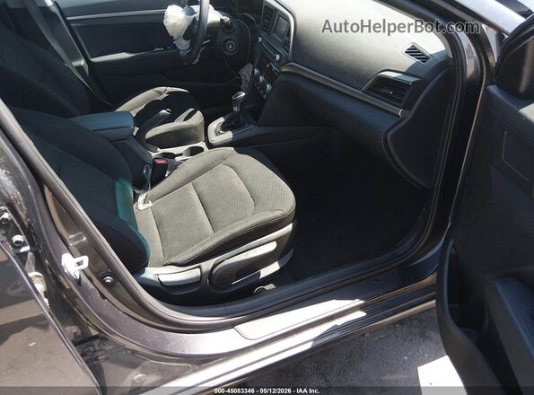 5NPD74LF6LH609556 2020 HYUNDAI ELANTRA Черный Вид салона спереди