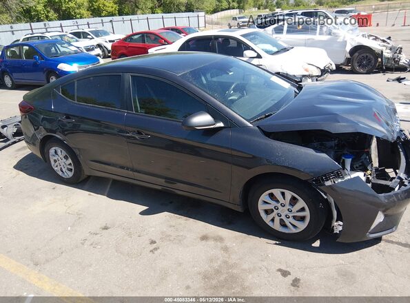 5NPD74LF6LH609556 2020 HYUNDAI ELANTRA Черный Вид задней части салона