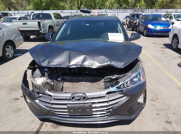 5NPD74LF6LH609556 2020 HYUNDAI ELANTRA Черный Вид щитка приборов