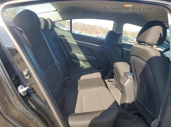 5NPD74LF6LH621805 2020 HYUNDAI ELANTRA Black Vista de los asientos traseros