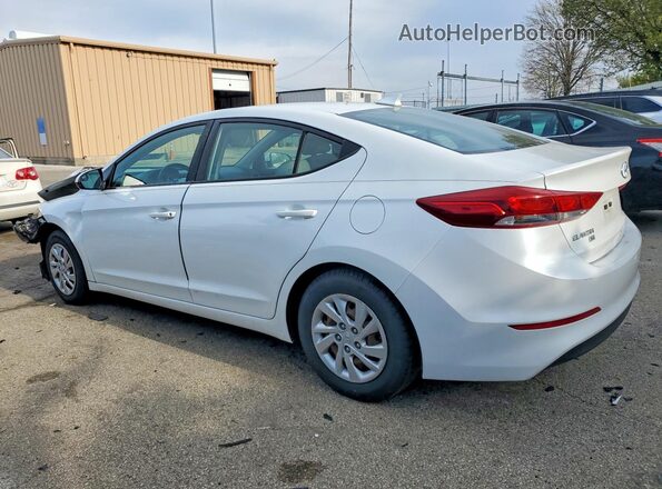 5NPD74LF7HH076494 2017 HYUNDAI ELANTRA Белый Задняя левая четверть