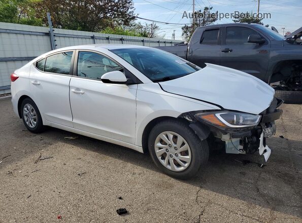 5NPD74LF7HH076494 2017 HYUNDAI ELANTRA Белый Передняя правая четверть