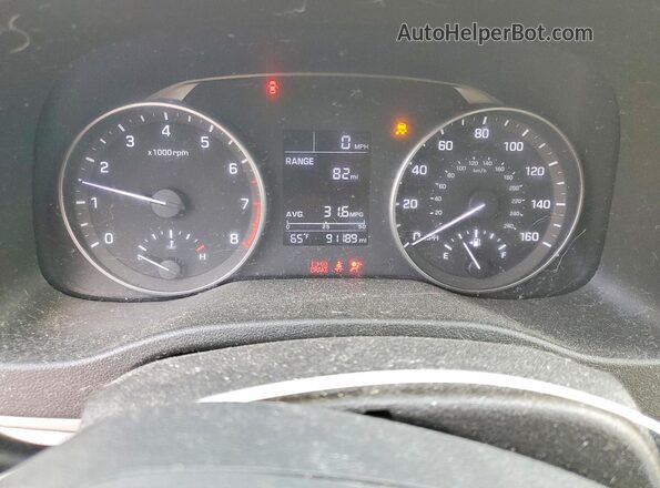 5NPD74LF7HH076494 2017 HYUNDAI ELANTRA Белый Вид щитка приборов