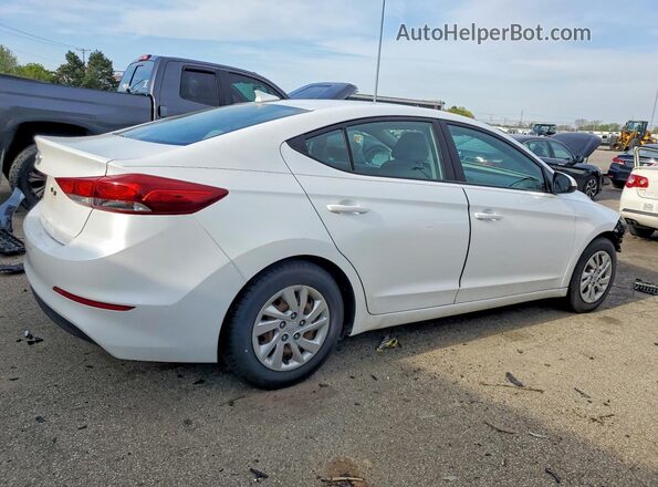 5NPD74LF7HH076494 2017 HYUNDAI ELANTRA Белый Задняя правая четверть