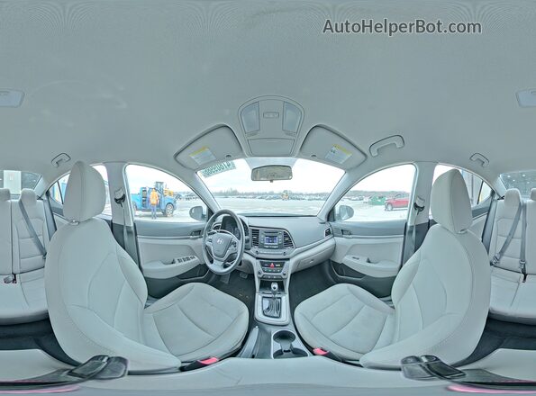 5NPD74LF7HH163585 2017 HYUNDAI ELANTRA Серебряный Панорамный вид салона 360°