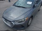 2018 Hyundai Elantra Se Gray vin: 5NPD74LF7JH293811