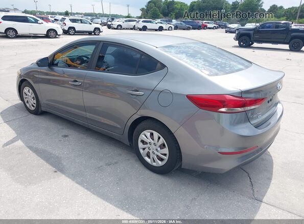 5NPD74LF7JH293811 2018 HYUNDAI ELANTRA Gray Tył lewy