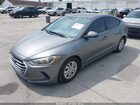 2018 Hyundai Elantra Se Gray vin: 5NPD74LF7JH293811