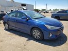2019 Hyundai Elantra Se Синий vin: 5NPD74LF7KH492827