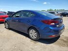 2019 Hyundai Elantra Se Синий vin: 5NPD74LF7KH492827