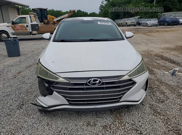 5NPD74LF7KH496070 2019 HYUNDAI ELANTRA White Vista frontal