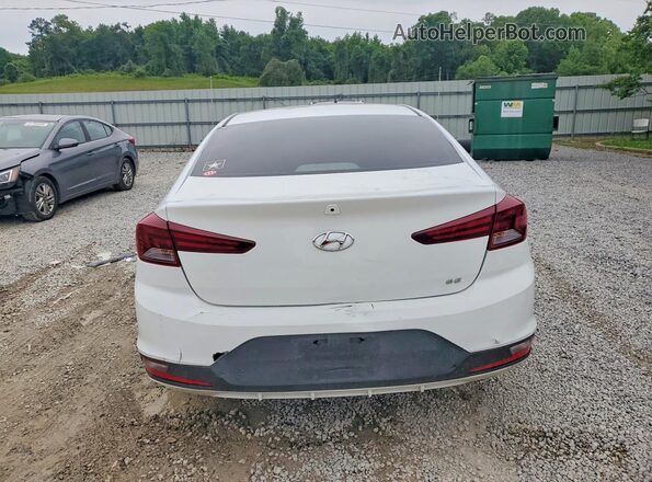 5NPD74LF7KH496070 2019 HYUNDAI ELANTRA White Vista trasera