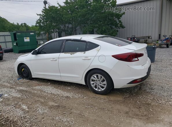 5NPD74LF7KH496070 2019 HYUNDAI ELANTRA White Trasero izquierdo