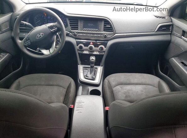 5NPD74LF7KH496070 2019 HYUNDAI ELANTRA White Vista del salpicadero