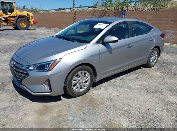 5NPD74LF7LH612949 2020 HYUNDAI ELANTRA Серый Передняя левая четверть