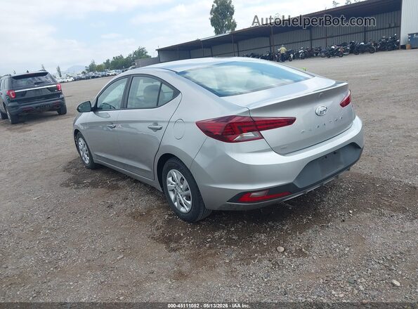 5NPD74LF7LH613664 2020 HYUNDAI ELANTRA Серебряный Задняя левая четверть