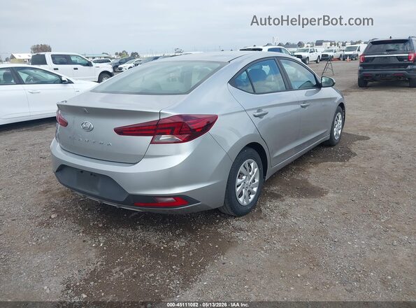 5NPD74LF7LH613664 2020 HYUNDAI ELANTRA Серебряный Задняя правая четверть
