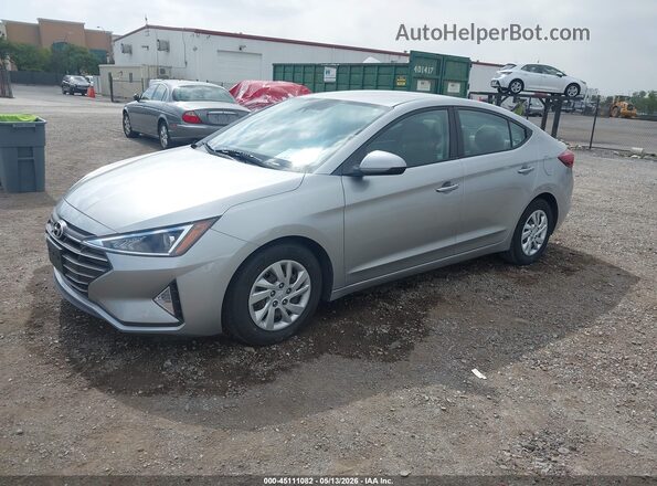 5NPD74LF7LH613664 2020 HYUNDAI ELANTRA Серебряный Передняя левая четверть