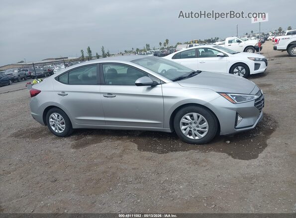 5NPD74LF7LH613664 2020 HYUNDAI ELANTRA Серебряный Панорамный вид салона 360°