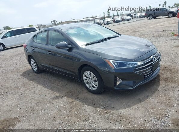 5NPD74LF7LH614121 2020 HYUNDAI ELANTRA Серый Передняя правая четверть