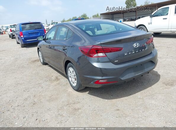 5NPD74LF7LH614121 2020 HYUNDAI ELANTRA Серый Задняя левая четверть
