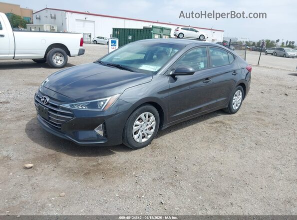 5NPD74LF7LH614121 2020 HYUNDAI ELANTRA Серый Передняя левая четверть