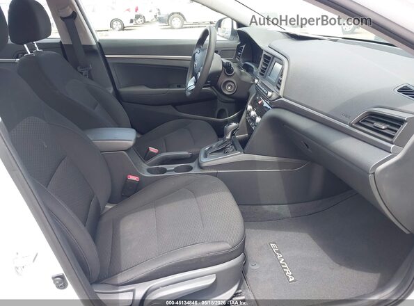 5NPD74LF7LH615768 2020 HYUNDAI ELANTRA White Вид салону спереду
