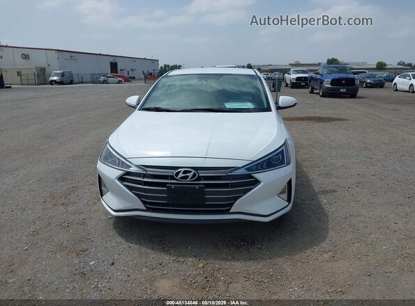 5NPD74LF7LH615768 2020 HYUNDAI ELANTRA White Вид задньої частини салону