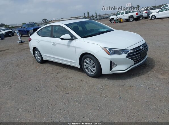 5NPD74LF7LH615768 2020 HYUNDAI ELANTRA White Передня права чверть