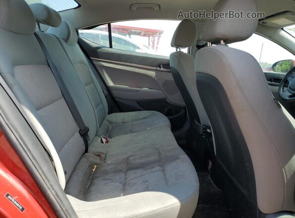 5NPD74LF8HH067142 2017 HYUNDAI ELANTRA Красный Вид задних сидений