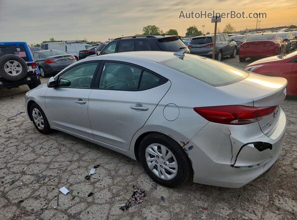 5NPD74LF8HH127758 2017 HYUNDAI ELANTRA Серый Задняя левая четверть