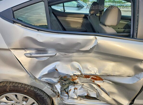 5NPD74LF8HH127758 2017 HYUNDAI ELANTRA Серый Вид задних сидений