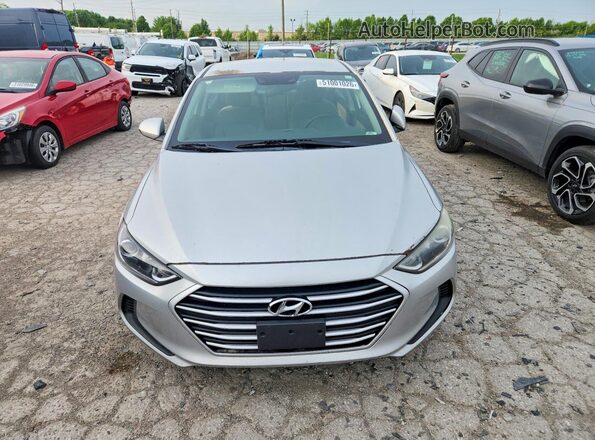 5NPD74LF8HH127758 2017 HYUNDAI ELANTRA Серый Вид спереди