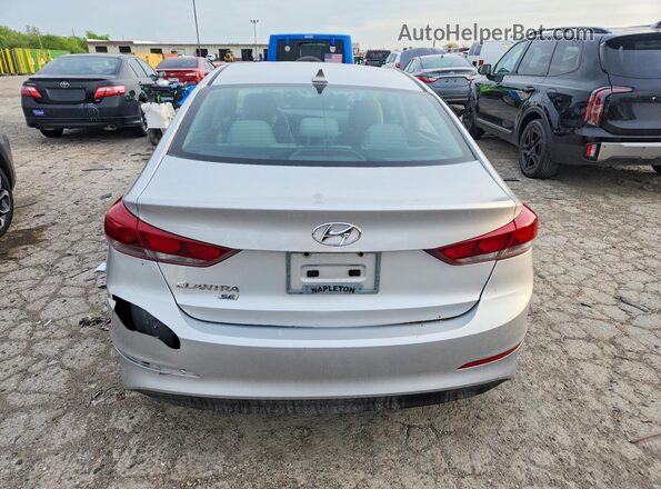 5NPD74LF8HH127758 2017 HYUNDAI ELANTRA Серый Вид сзади