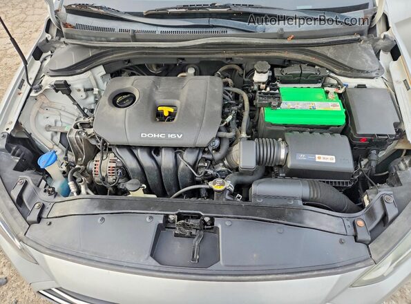 5NPD74LF8HH127758 2017 HYUNDAI ELANTRA Серый Вид задней части салона