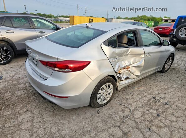 5NPD74LF8HH127758 2017 HYUNDAI ELANTRA Серый Задняя правая четверть