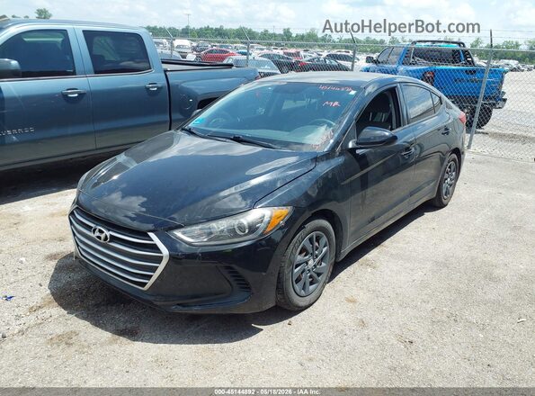 5NPD74LF8JH353871 2018 HYUNDAI ELANTRA Black Передня ліва чверть
