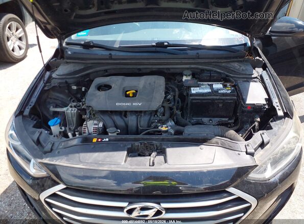 5NPD74LF8JH353871 2018 HYUNDAI ELANTRA Black Вид ззаду