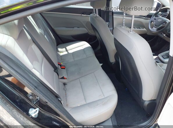 5NPD74LF8JH353871 2018 HYUNDAI ELANTRA Black Вид наклейки з VIN-кодом