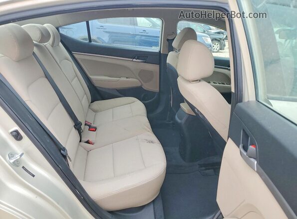 5NPD74LF8JH360142 2018 HYUNDAI ELANTRA Бежевый Вид задних сидений