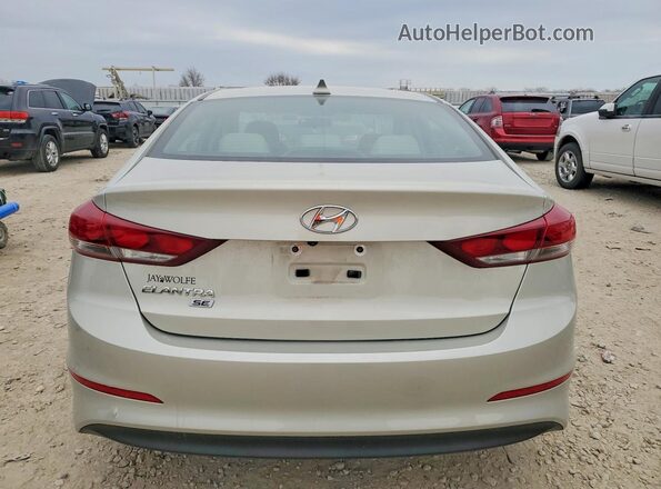 5NPD74LF8JH360142 2018 HYUNDAI ELANTRA Бежевый Вид сзади