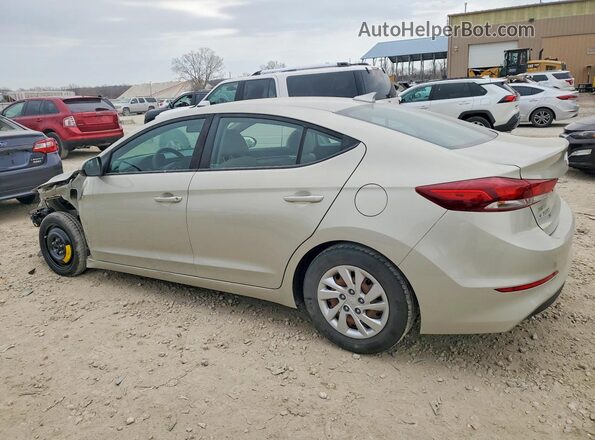 5NPD74LF8JH360142 2018 HYUNDAI ELANTRA Бежевый Задняя левая четверть