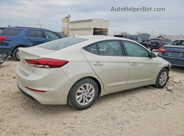 5NPD74LF8JH360142 2018 HYUNDAI ELANTRA Бежевый Задняя правая четверть