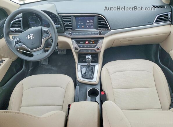 5NPD74LF8JH360142 2018 HYUNDAI ELANTRA Бежевый Вид панели приборов