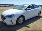 2019 Hyundai Elantra Se White vin: 5NPD74LF8KH425945